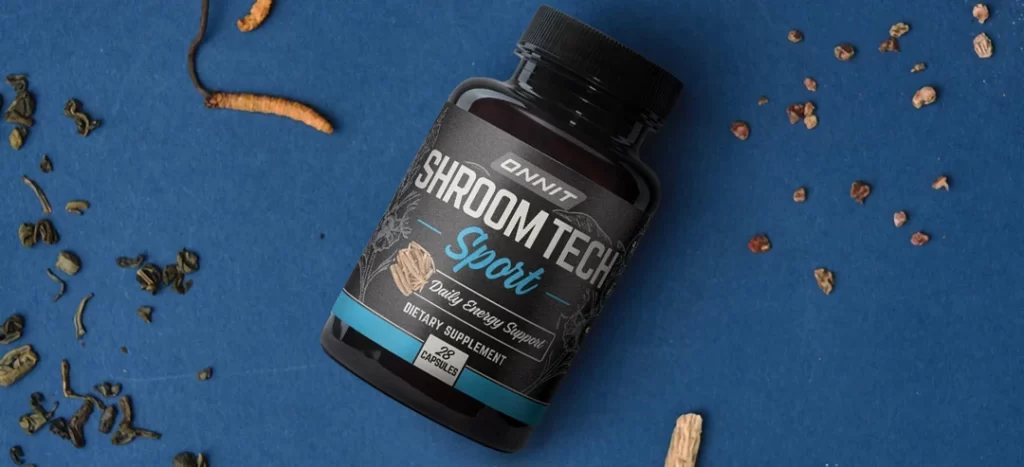 Onnit Shroom Tech sports dietary supplements for daily usage.