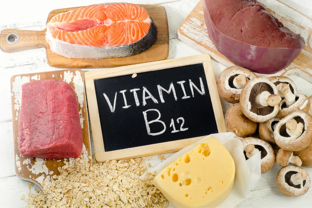 fish, meat, cheese, natural sources of vitamin b12
