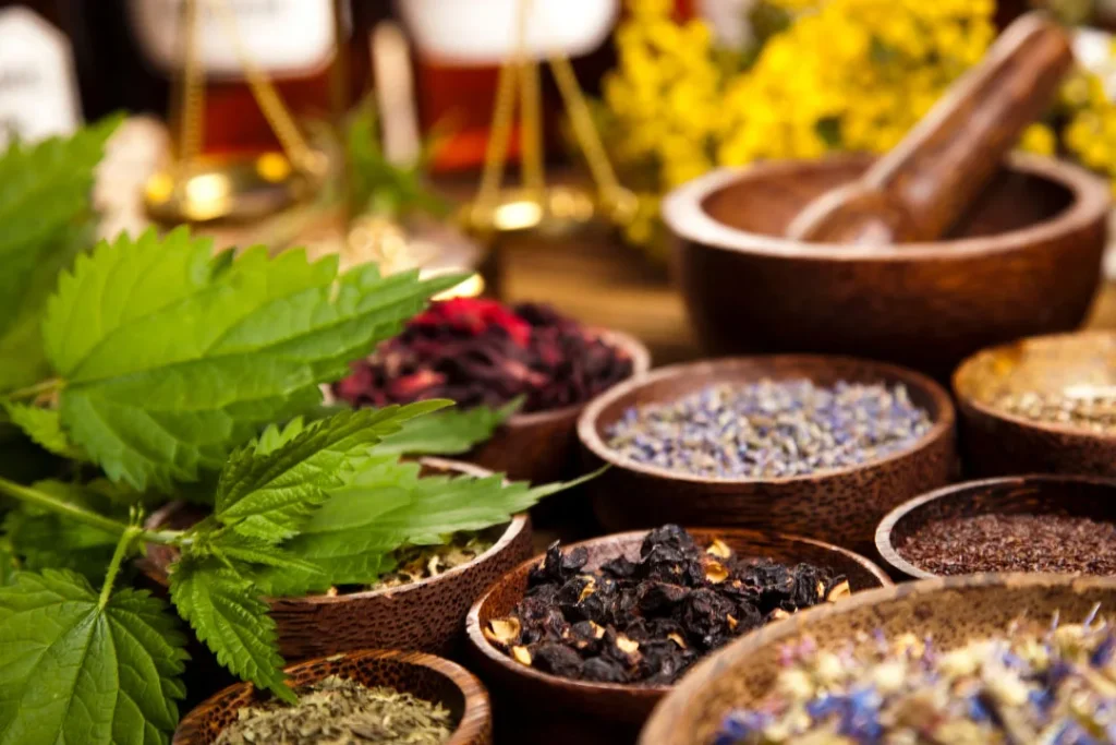 Medicine formed from different herbs.